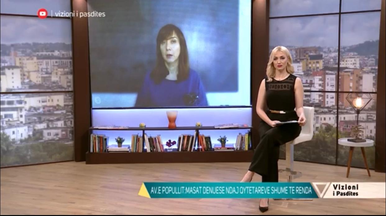 Intervistë E Avokates Së Popullit Erinda Ballanca Dhënë Sot Televizionit Vizion…